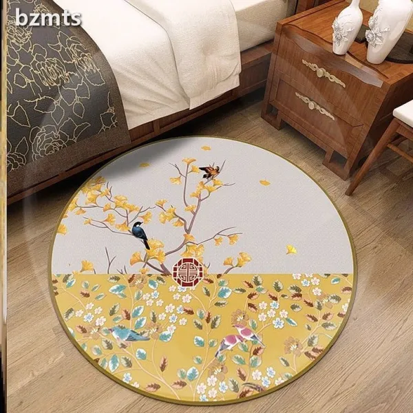 바이러뷰 거실러그카페트 차이나 침실 아트 현대 다실 컴퓨터 의자 서재 레드 새해 100cm 원