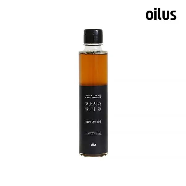 [애디드 컴퍼니] 오일러스 고소하다 들기름 170ml, 1개