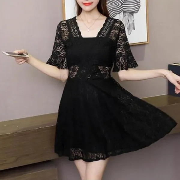 kirahosi 여름상질 여자 얇은 레이스원피스 368호 + 스마트스트랩 증정 BId7emh