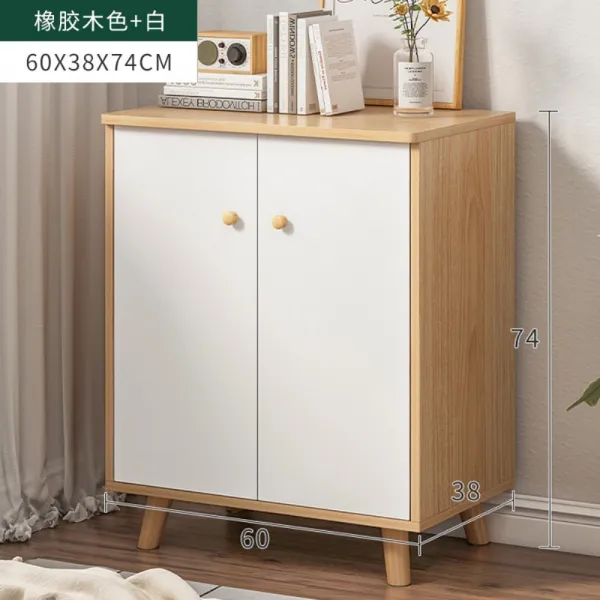 원목 조립 다기능 멀티 서랍장 벽 거실 옷장 침실 서랍 수납장 B.러버 우드 60x38x74cm + 조립