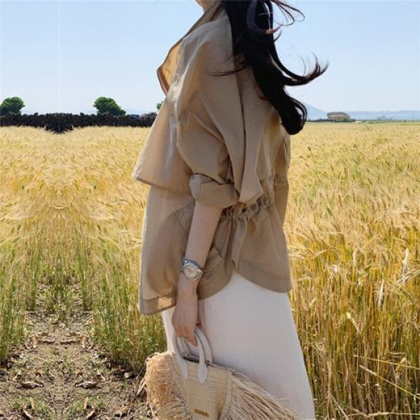 J- 009 난리나 여성 여름 점퍼 아우터 바람막이