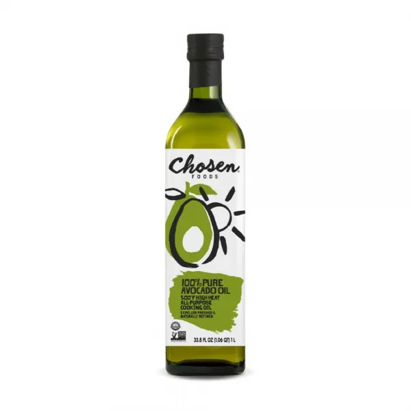 Chosen Foods 100% Pure Avocado Oil 1 L (1 Pack) 오소리기름 아보카드오일효능 소기름 게걸무씨앗기름 산루카스아보카도오일 압착유채유 태국코코넛오일, 1개, 1ml