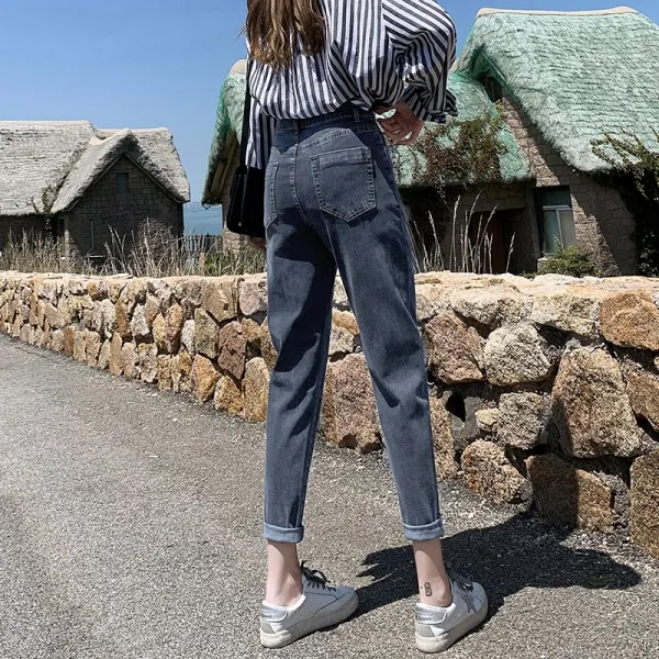 Apr.13 64번 배기 진 여자 여름 얇은 일자 와이드 하이웨이스트로 날씬해 보이고요.Z