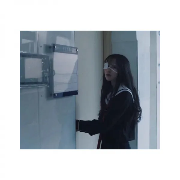 ACG JK 제복 관 동편 개통 정통 지옥 소녀 염마 수염복 중간은 검은색 S 상의 삼각 대추 빨간 네커치프, 단일상품