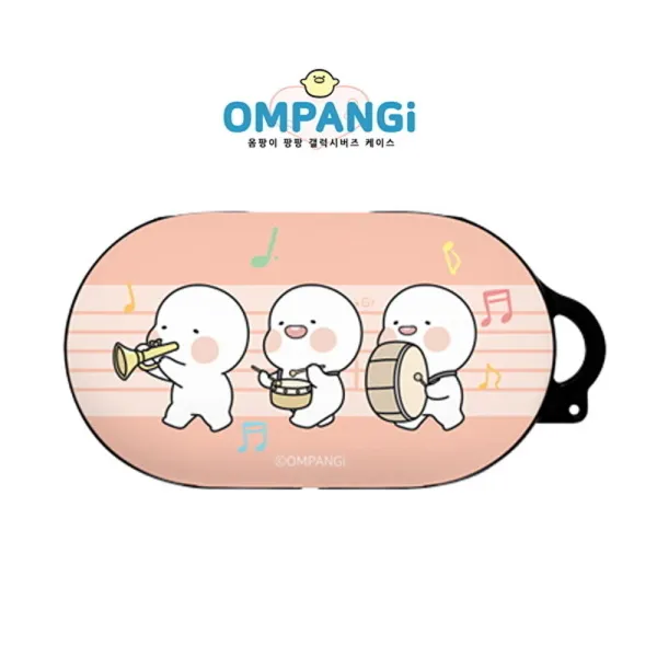  바보사랑 팡팡음악대 옴팡이 팡팡 갤럭시 버즈 하드 케이스 B 색상:팡팡음악대