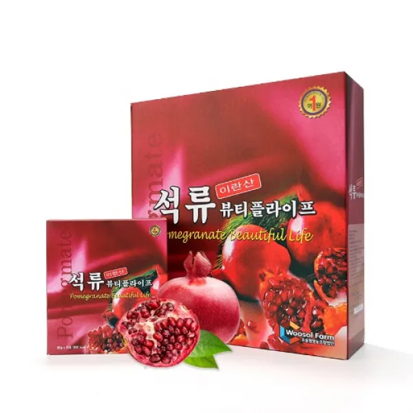 (고슈라) 특가행사! 석류농축액100% 석류즙 (80g x 60포), 1box, 4800ml