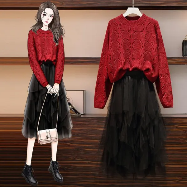 새로이 H93vqfuk 여성 겨울가울 상하의 세트 긴바지 투피스