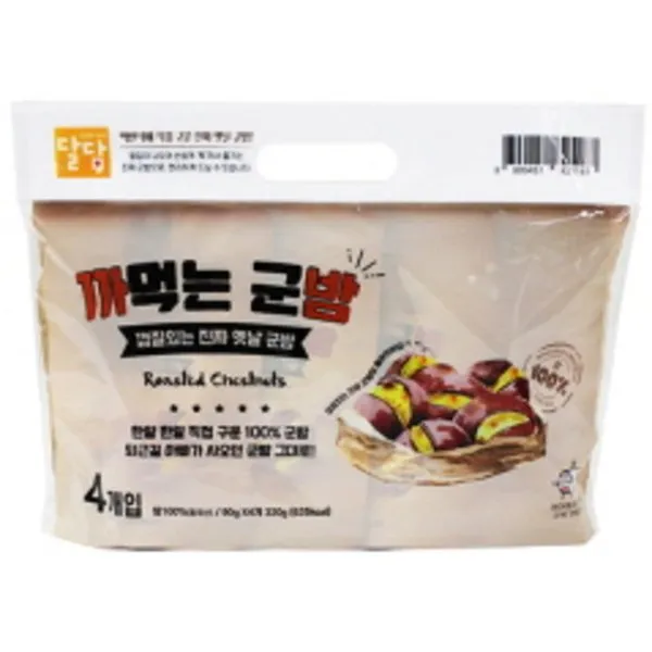까먹는 군밤 80g * 4개입, 4개