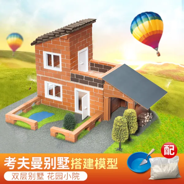 Mar.23 106번 토기장이 집 짓기 Teifoc 튜토리얼 미니 수제 Diy 하우스 빌라 어린이 생일 선물z 코 프 만 의 별채