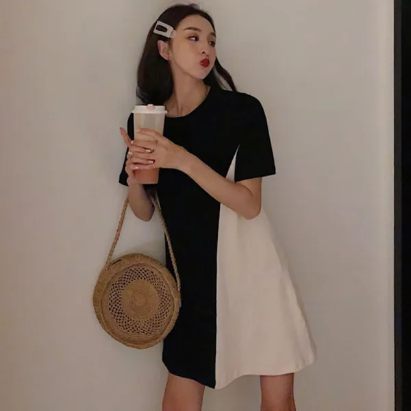 염세풍 프렌치 지훈 도라지 이그샵 스커트 작은 키 모리 계열 초선녀 달콤한 원피스 여하