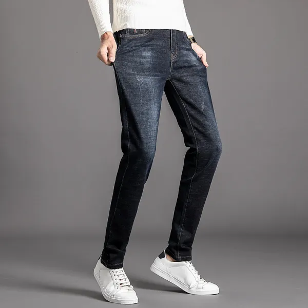 가을 트랜드 심플캐주얼 스트레이트 핏 데님팬츠