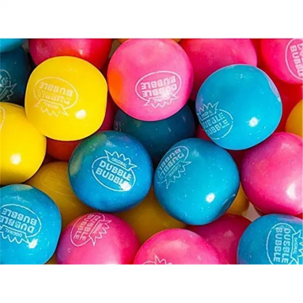Dubble Bubble 더블 버블 솜사탕 껌볼 벌크 1.3파운드 Cotton Candy Gumballs Bulk 1.3 Pounds, 단일상품
