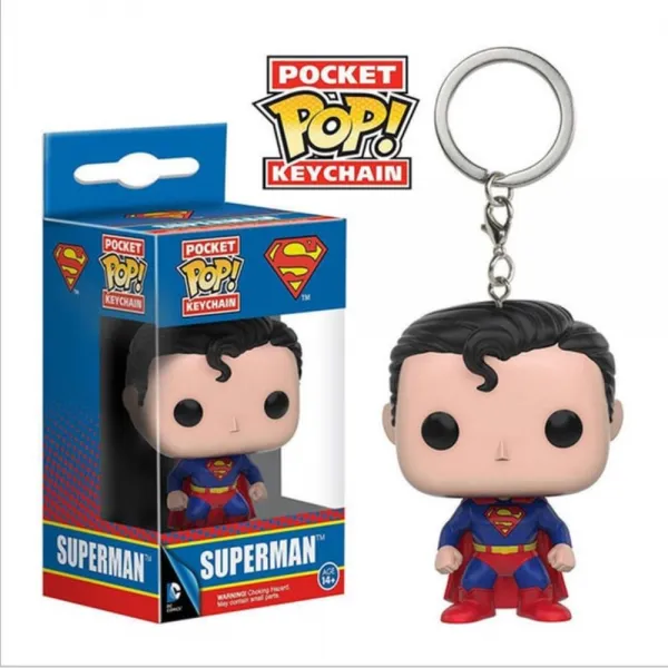 해외직구 POP DC 슈퍼 히어로 슈퍼맨 클라크 켄트 비닐 액션 아동용 장난감 키체인 소매상자, POP DC 슈퍼 히어로 슈퍼맨 클라크 켄트 비닐 액션, 아동용 장난감 키체인 소매상자