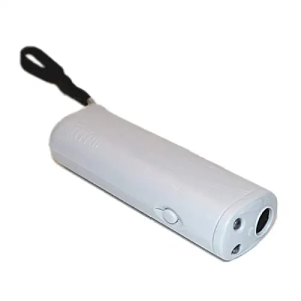 휴대용 LED 초음파 개 기피자 개 훈련 장치 안티 받침 껍질 실내외를 사용하여 안전 (Gray), Gray
