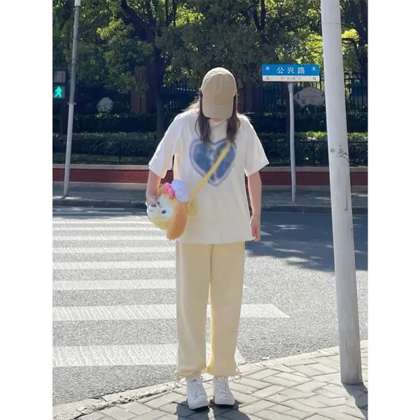 루다샵 반팔투피스세트 인싸템 시크 포가공 계 코디 캐쥬얼 트윈 룩 눈길을 끄는 스타일리시 작은 키 투수영복