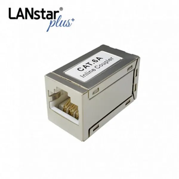 윤성커뮤니케이션 STP cat.6a 인라인 I형 RJ45 커플러 랜자재 구내공사 랜케이블 랜장비, 해당상품
