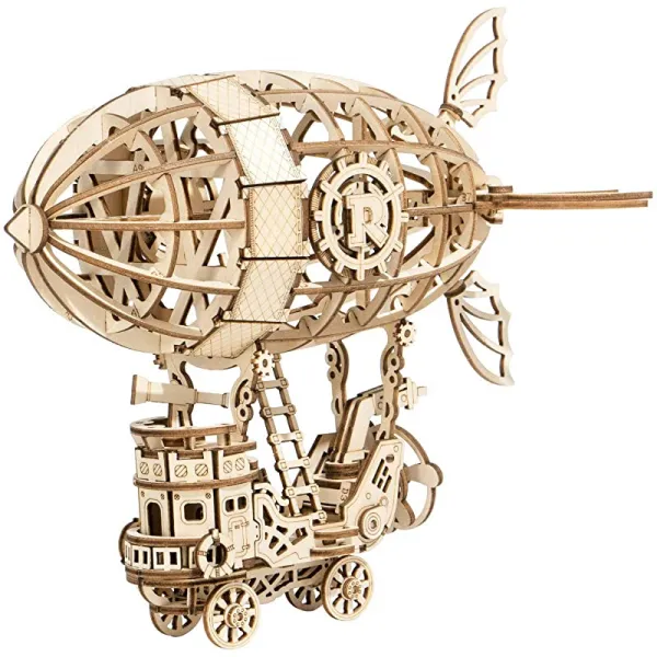 Robotime 3D 퍼즐 비행선 Wooden Jigsaws Kit Wooden Puzzles DIY 핸드 크래프트 기계 장난감 어린이 성인용 선물, 상세페이지 참조, 상세페이지 참조