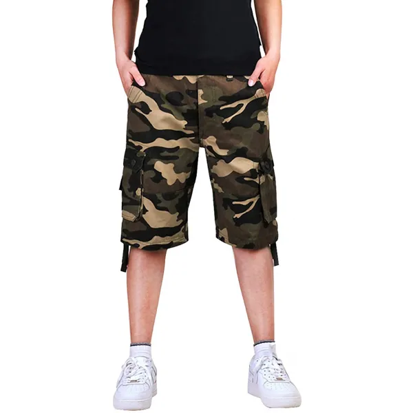 ZEETOO CAMO 반바지. 표준 다발 내분비선 성신 생물 CLASSIC RELAXED 피트 CARGO SHORT MULTI-POCKET OUTDOOR