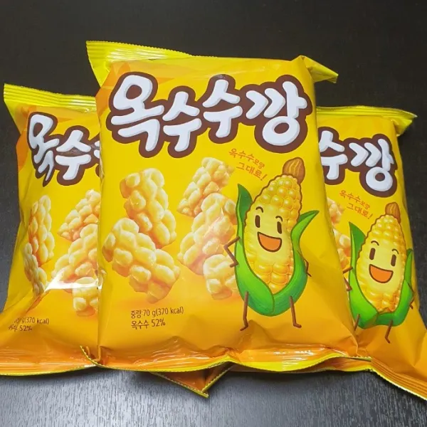 (당일발송 ) 신제품 농심 옥수수깡 70g x 3개