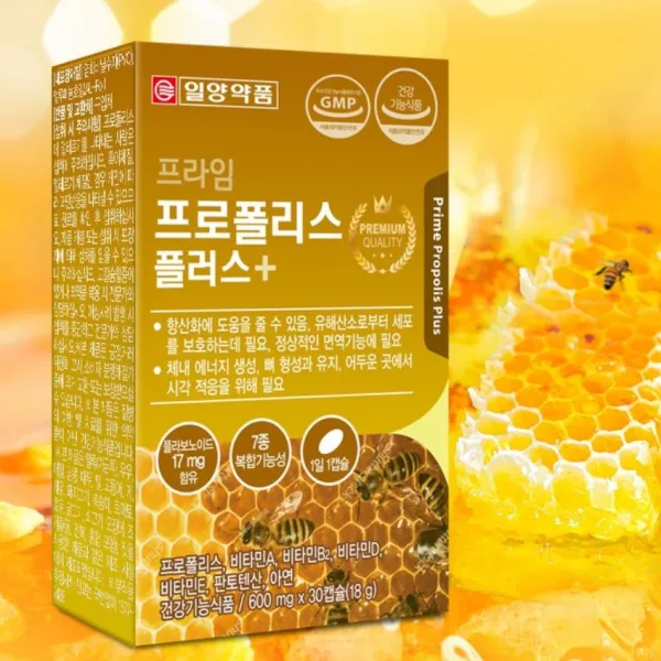 몸 속 염증 제거 영양제 프로폴리스 항산화 염증에좋은 판토텐산 아연 비타민d 프로폴리스 추출물