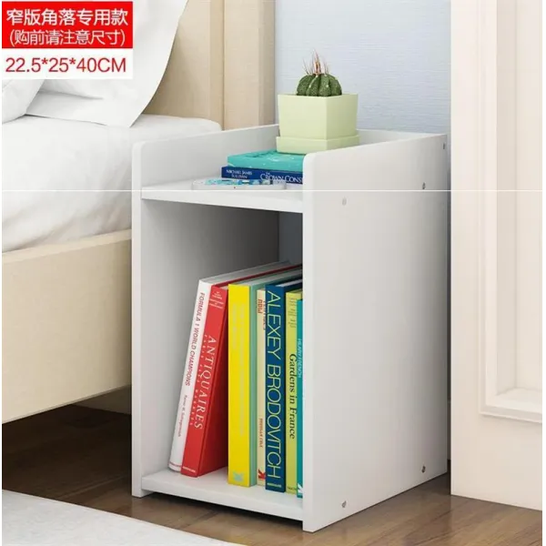 협탁 작은수납장 침실 심플 국다용도 캐비닛 경제형 심플침대 주인 스탠드형 나무 침대 포함자물쇠 ., C01-심플 일반모델(구매전 주의사항 치수)