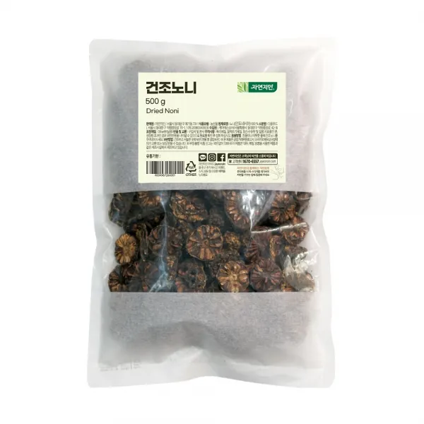자연지인 건조노니 노니건조 말린노니 500g 2팩, 2개, 0