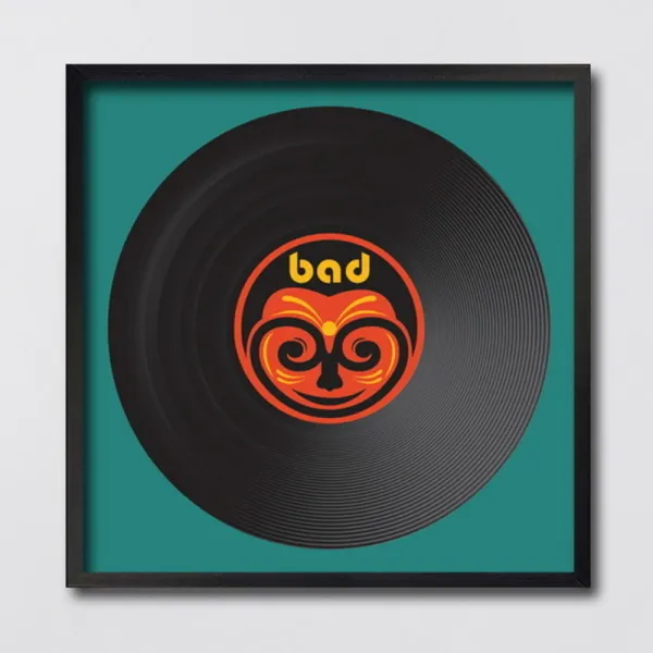  바보사랑 Lp 메탈 액자 Bad