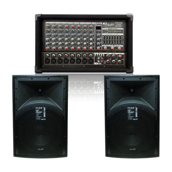 JLAB 파워믹서 스피커SET(파워드믹서JPS-800+JPS-15x2ea)라이브공연 행사장 클럽 음향장비 교회음향기기, JPS-800/JPS-15