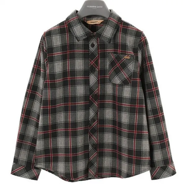 레노마키즈 NC02 체크셔츠겨울 R1941B301