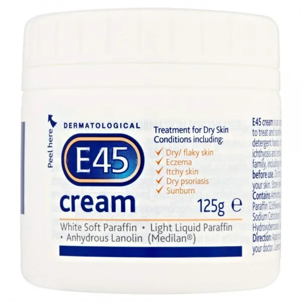 (영국직배) E45 건성피부 크림 125g 3팩 Dermatological Cream