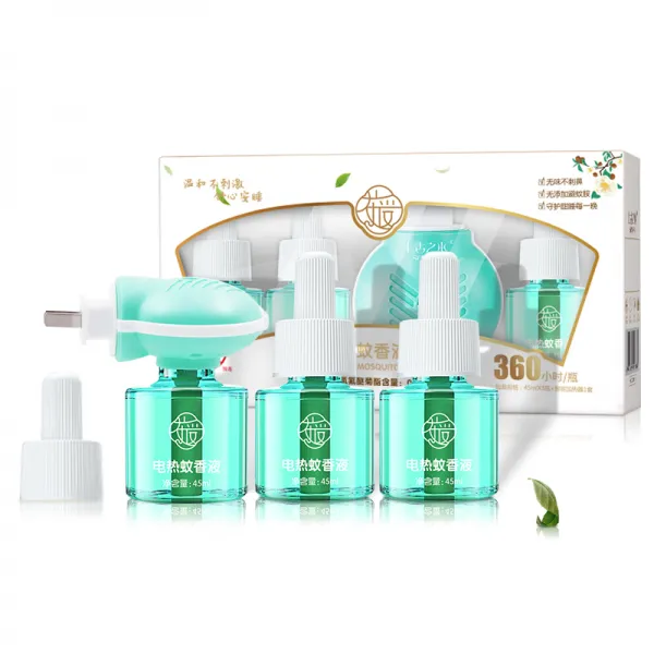 모기퇴치기 영유아 전열 모기향액 45mlx3병 가열기증정 전기 .액체, T01-45ml*3병