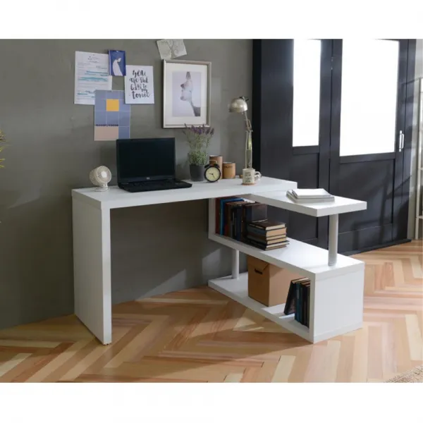 1200 낮은 리을 책꽂이 코너 공간 책상 Diy 수험생책상 화이트