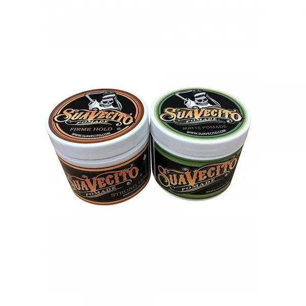 Suavecito Duo Bundle Original Firme and Matte Pomade 수아베시토 듀오 번들 오리널 펌 앤 매트 포마드 4oz(113g), 1개