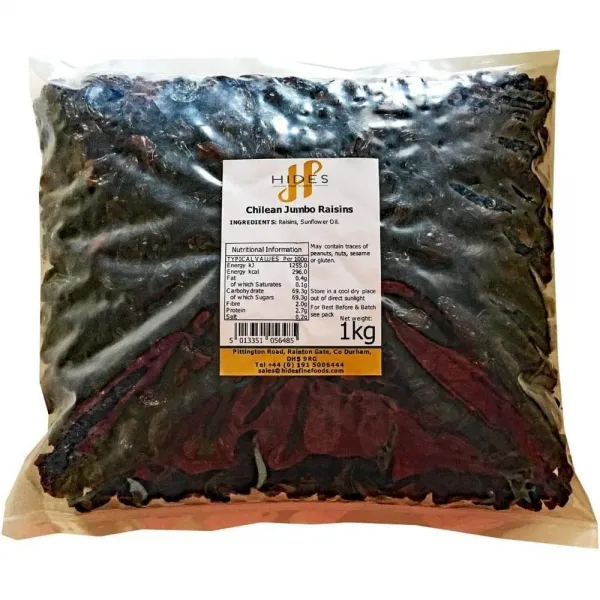 영국직구 좋은 음식 숨기다 - 칠레산 점보 건포도 1kg, 수량