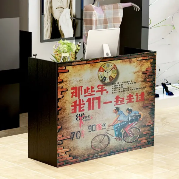 개업 밀크 티 숍 바 카운터 궤 상용 심플 현대 편리함 대형 술과음료, 그것들 년 100x40x92cm