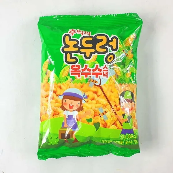 야무샵 추억의 논두렁 옥수수스낵 90g X 30 쿠키, 단일 수량