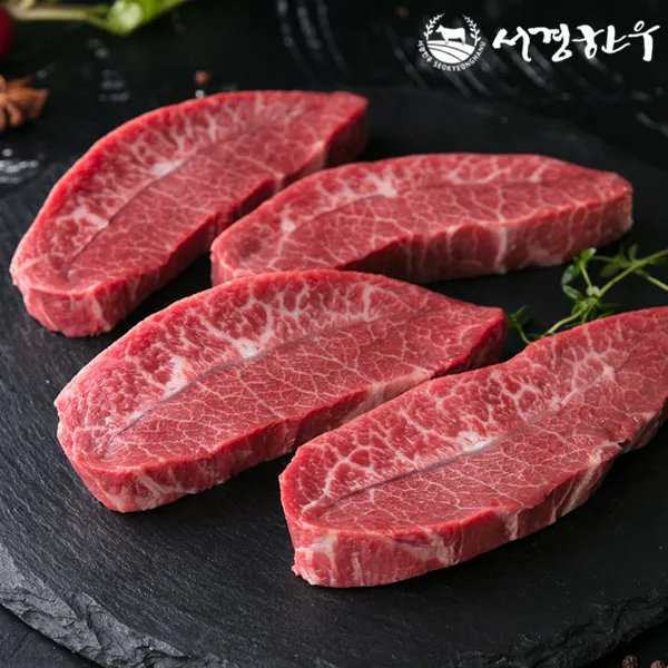 [서경한우] [암소한우]1+등급 부채살 500g, 단품