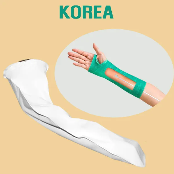 헬스데이 기브스방수커버 팔깁스 방수팩 깁스샤워 깁스목욕, 1개, 깁스방수커버 팔A60 + 깁스긁개