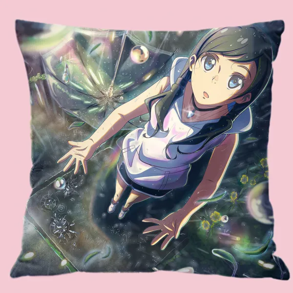 날씨의아이 애니 굿즈 쿠션 양면 패턴 모리시마 아마노 히나 캐릭터 쿠션 12종, 날씨의아이-7