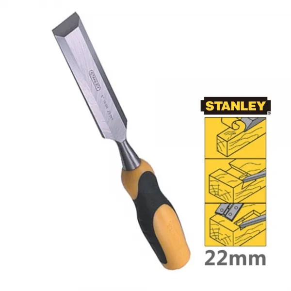 Stanley 스탠리 목공용 끌 22mm 코팅날 카본스틸 나무치즐