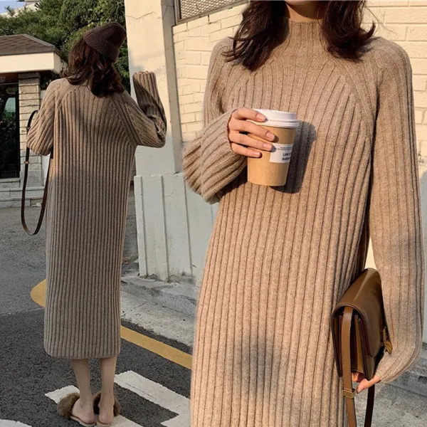 쇼핑투데이 여성 니트 롱 원피스22