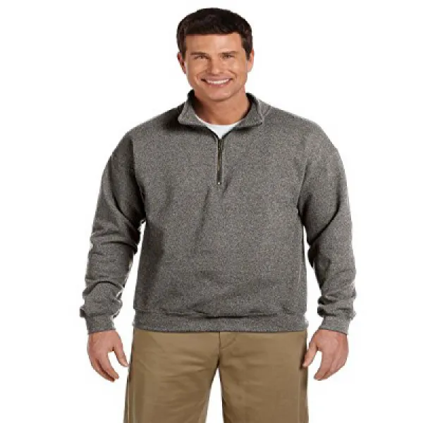 Gildan Heavy Blend Quarter-Zip Cadet Collar Sweatshirt - 18800 길단 헤비 블렌드 쿼터 지퍼 생도 칼라 스웨트 셔츠-18800, null세트