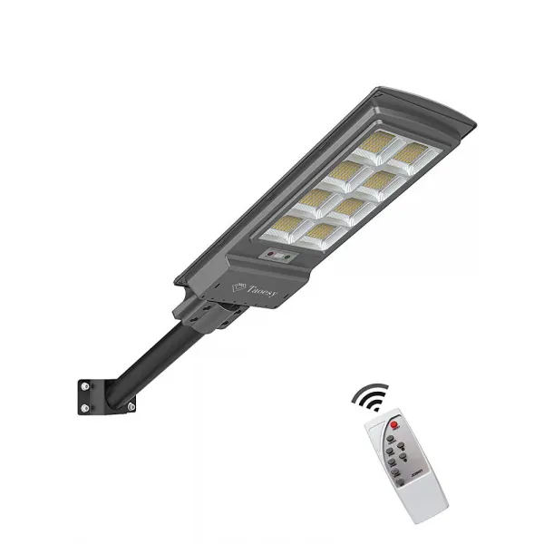 300W 태양광 가로등 384 LED 야외 태양열 발전 상업용 IP65 방수 원격 제어 보안 조명 마당 정원 통로 농구 코트용