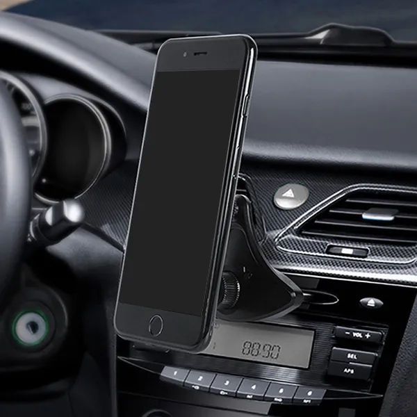 까도스 360도회전형 Cd자석 스마트폰거치대cis 자동차용품 1개 Cd슬롯자석거치대