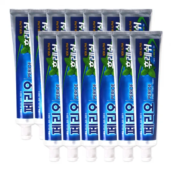 페리오 뉴 후레쉬 플러스치약, 150g, 13개