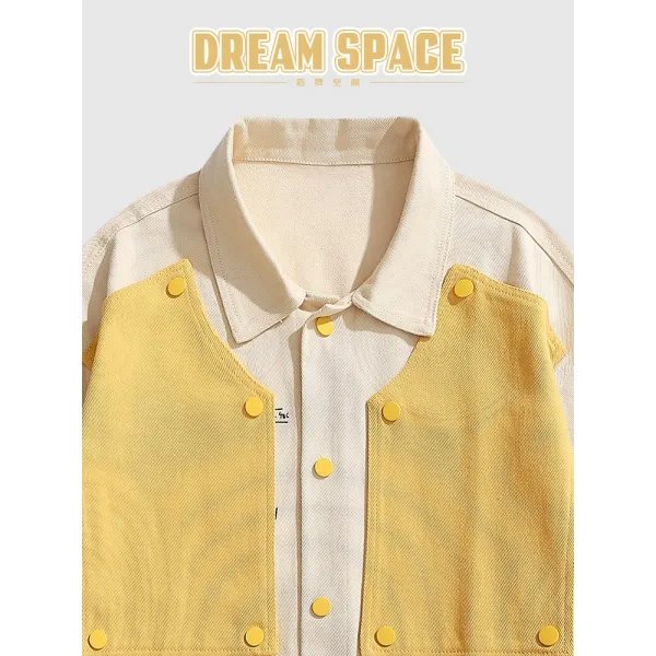 싱글자켓 심플 체크 조 스타일리쉬 맟춤제작 DREAMSPACE 꿈을 꾸다 공간 커플 타입 부착해제가능 4973281355