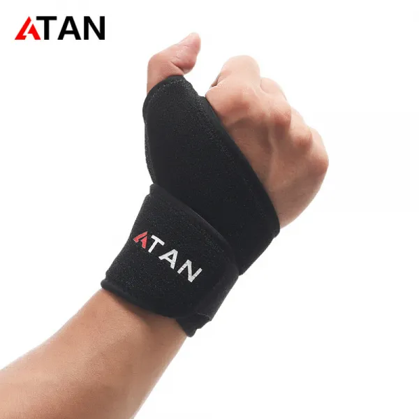 아 탐 호완 통기 성 남자 농구 배드민턴 운동 헬 스 플러스 붕대 여름 여자 마우스 손목 골절 보호 구 검은색 오른손 똑 같은 오른손 선물 평균 야드
