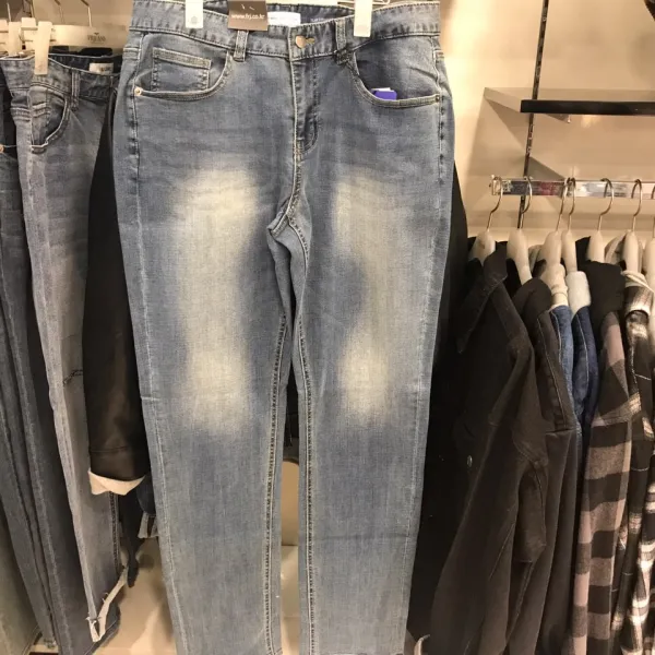 Frj 에프알제이 남성용 사방스판 M톤워싱 슬림일자 청바지 F87m Dp923a