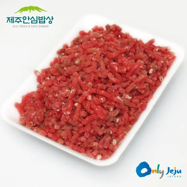 제주안심밥상 제주돼지 비계없는 다짐육 200g, 1개, 돈다짐육(비계없음)200g