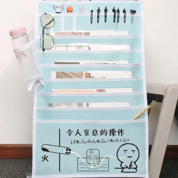 규성 다용도수납파우치 멀티 두꺼운 교실책상 신기 거치 수납함 선반이다 가설하다 중학교 고등학교 생 수납가방 걸이 책주머니 남에게 질식함 의 조작 보내 주고